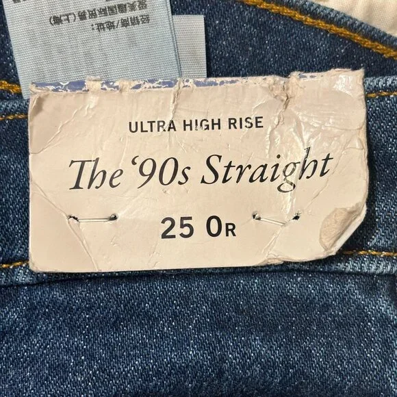 NWT Abercrombie & Fitch 90's Ultra High-Rise's - Size 25R - Picture 3 of 6